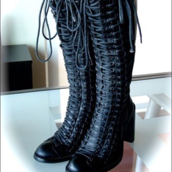 🚨ISO Ann Demeulemeester TALON Boot & TAN SANDAL - Picture 2 of 7